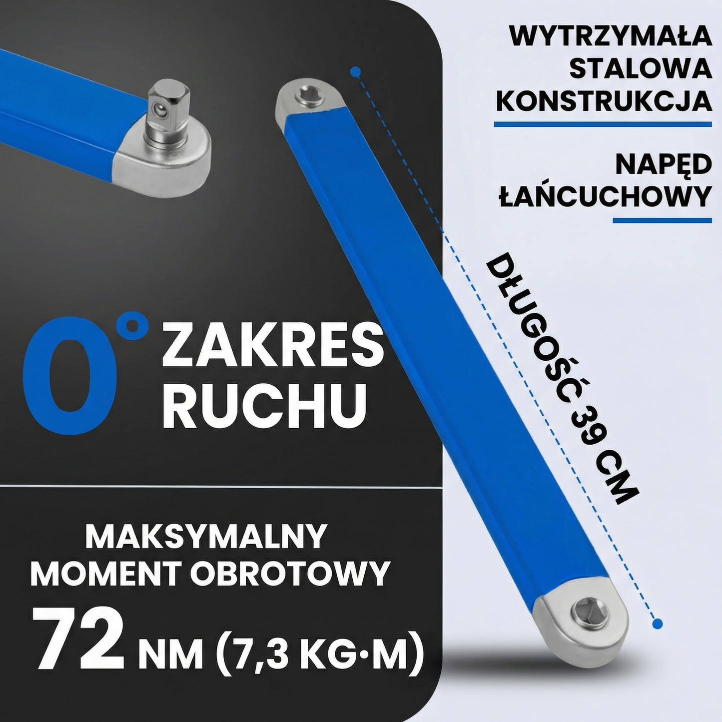 Duramax - Przedłużka nasadkowa do ciasnych miejsc